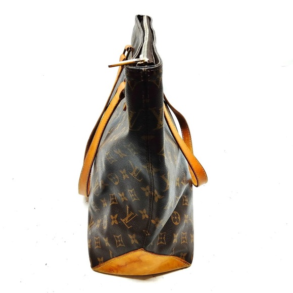 AUTHENTIC Louis Vuitton Shoulder Bag  Cabas Mezzo Brown Monogram - Picture 3 of 16